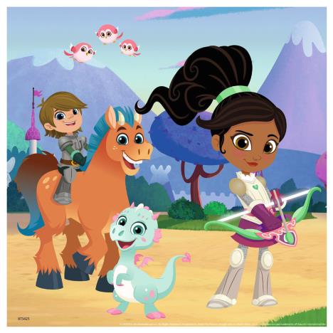 Nella The Princess Knight 3 x 49pc Jigsaw Puzzles Extra Image 2